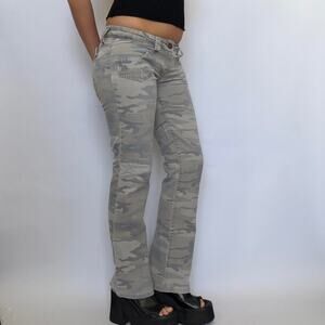 Star Jeans Light Wash Camo Pants